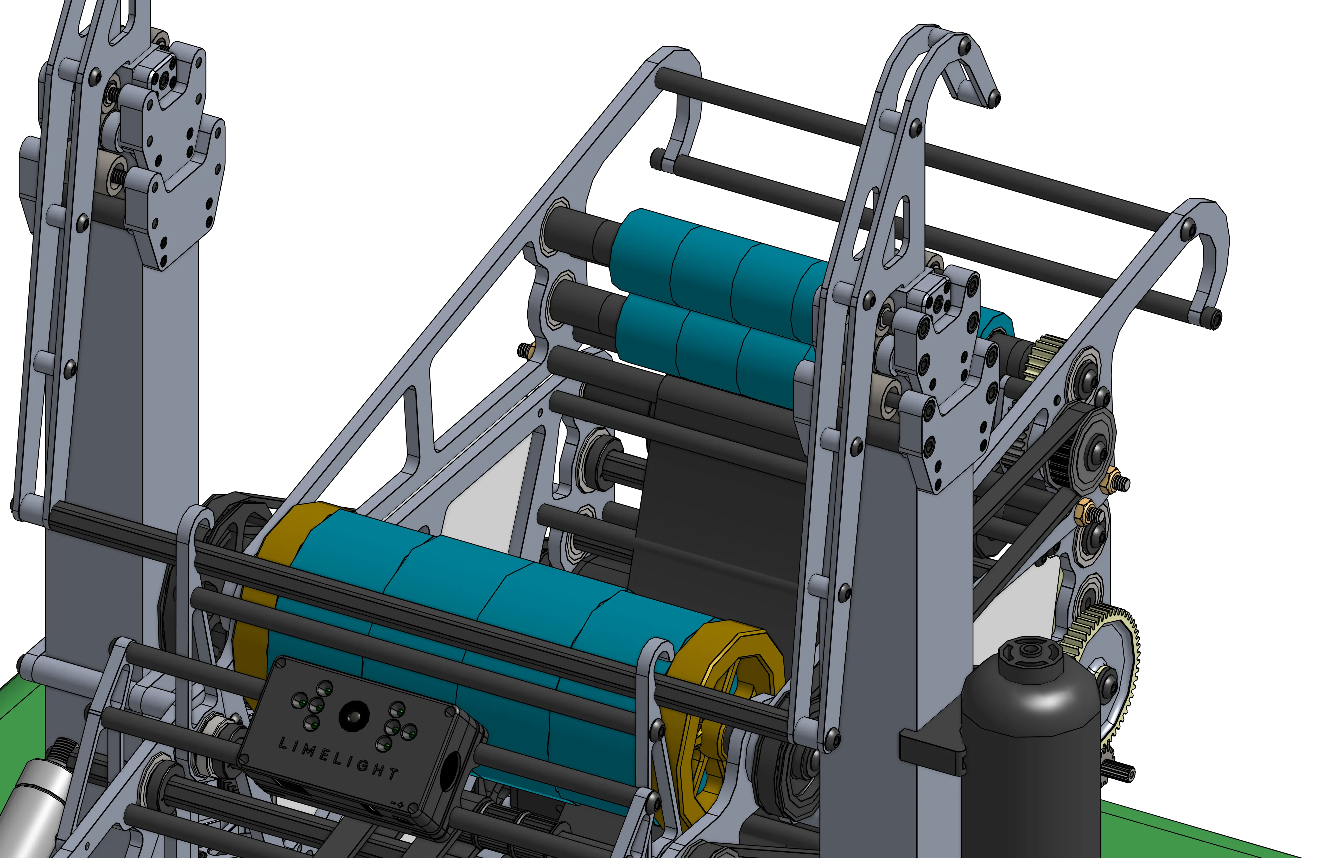 Render CAD do shooter da 2910 no Rapid React