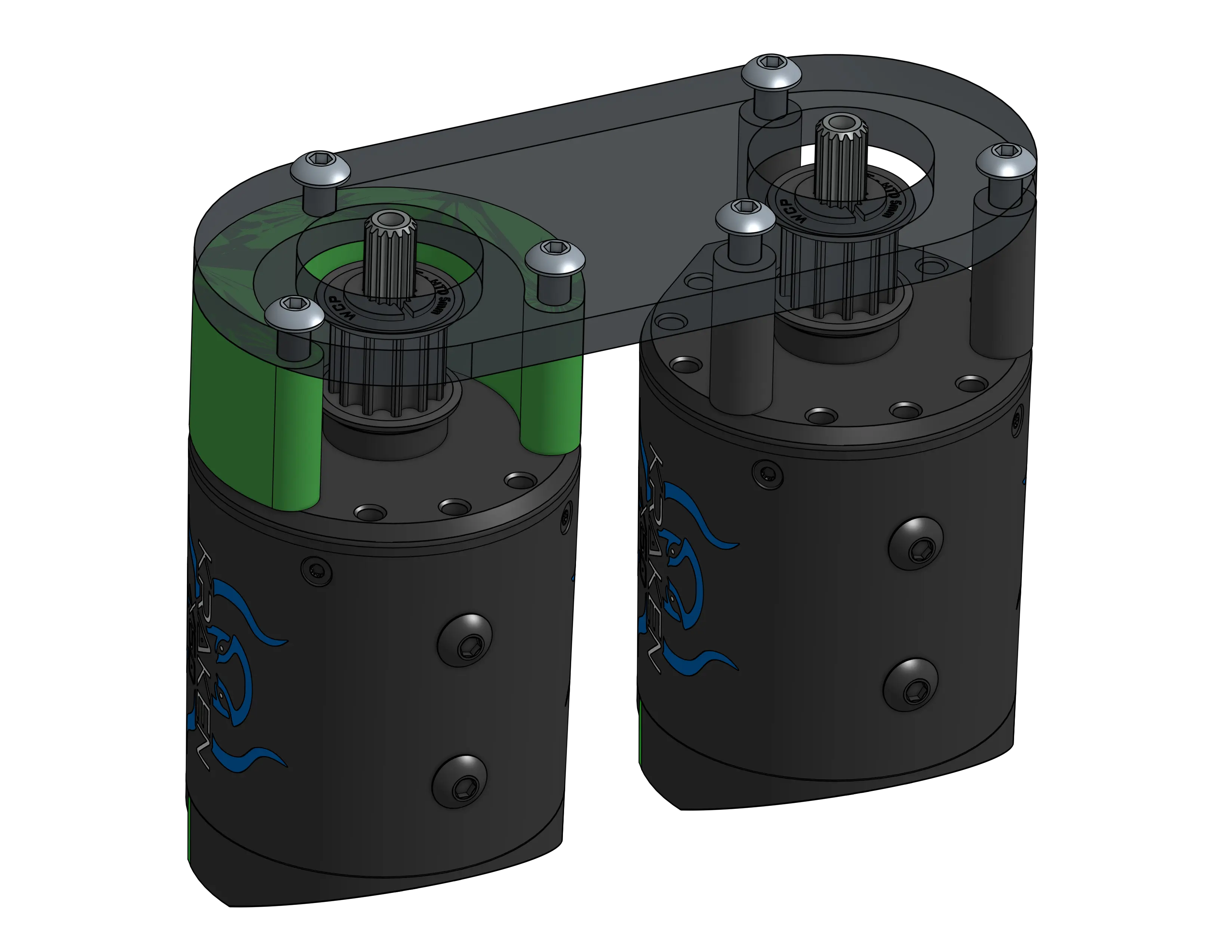 Bloco espaçador impresso em 3D