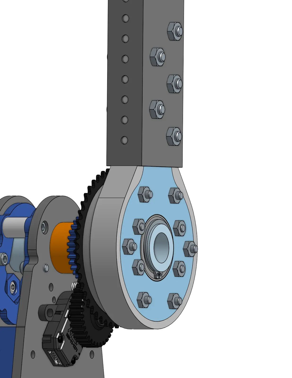 Montagem da articulação da 6328