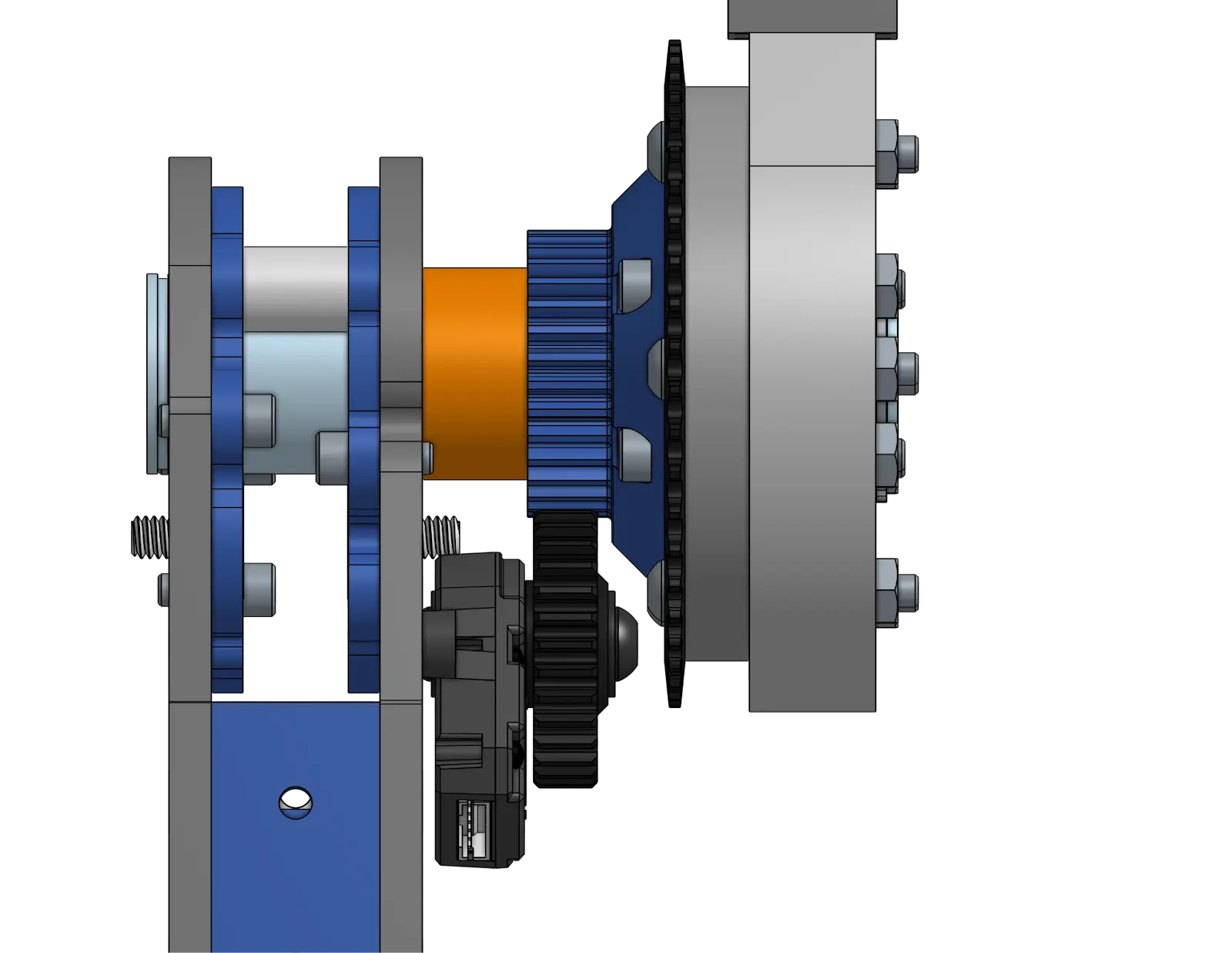 Instalação do encoder na 6328