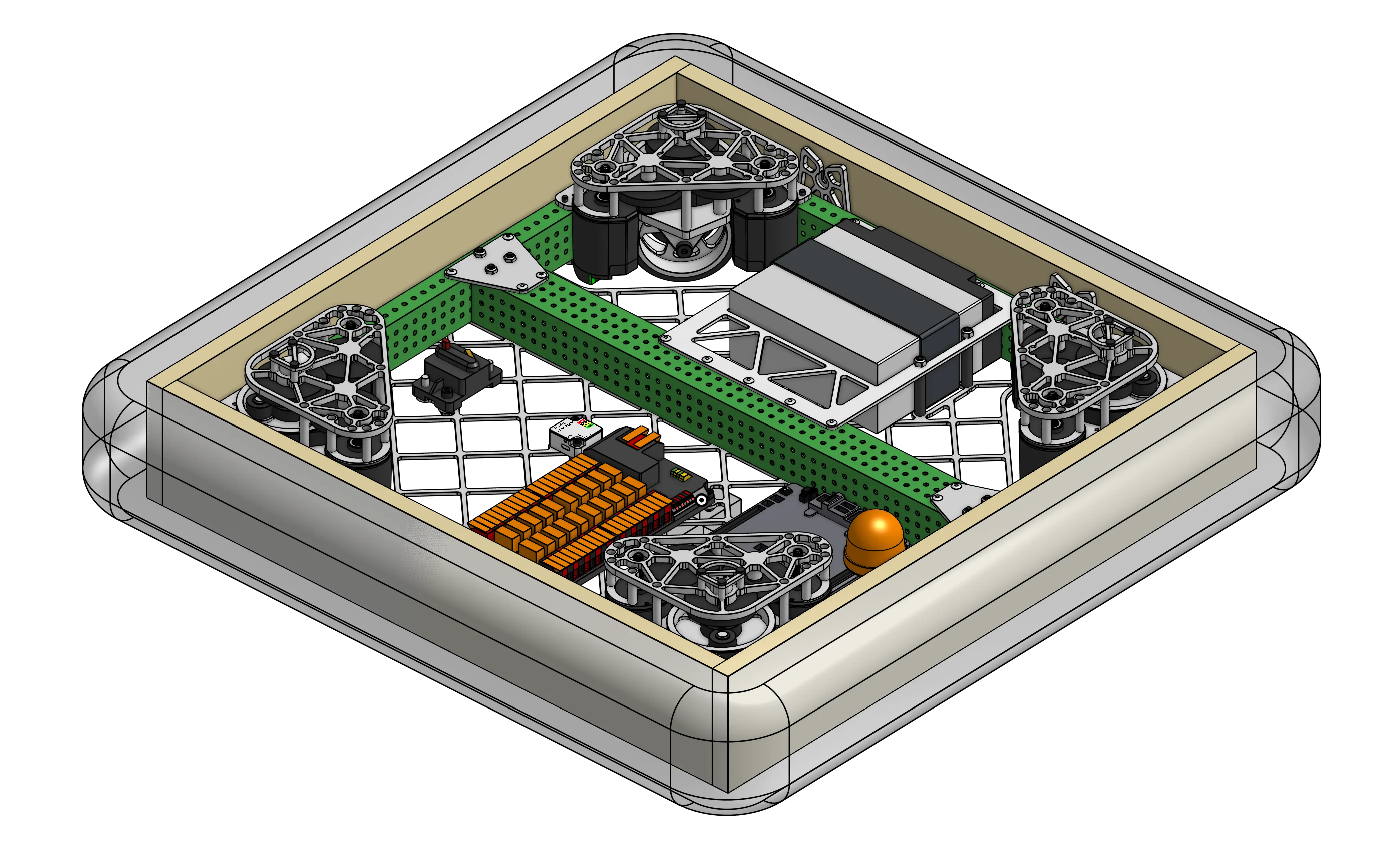 Exemplo de um drivetrain totalmente detalhado do Stage 1E